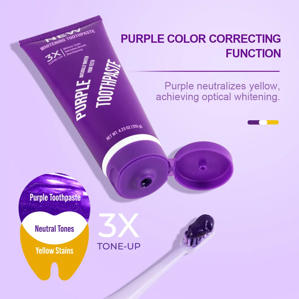 Purple Smile Colour-Correcting Toothpaste